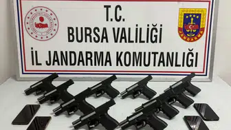 Bursa'da silah kaçakçılığı operasyonu :  4 kişi tutuklandı