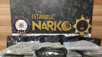 İstanbul'da düzenlenen uyuşturucu operasyonunda 22 kilo skunk ele geçirildi