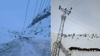 Diyarbakır'da kar yağışı nedeniyle devrilen 300 elektrik direği yenilendi