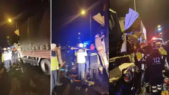 Bolu Dağı Tüneli çıkışında feci kaza : Baba öldü , oğlu yaralı