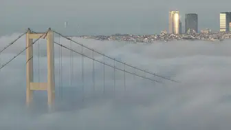 İstanbul'da sis etkisi : Görüş mesafesi düştü