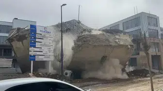 Malatya’da cami inşaatında göçük : 1 işçi yaralandı