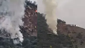 Gaziantep'te maden taşıyan tır uçurumdan yuvarlandı