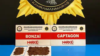 Kahramanmaraş'ta uyuşturucu baskını: 2 şüpheli tutuklandı