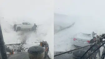 Hakkari'de zirvede mahsur kalan 10 kişilik aile kurtarıldı