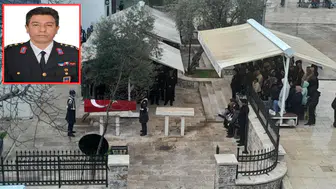 Muğla'da hayatını kaybeden emekli jandarma albay son yolculuğuna uğurlandı