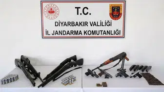 Diyarbakır'da jandarma ekipleri kaçak silah operasyonu düzenledi