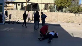 Tarsus’ta otomobil ile motosikletin çarpıştığı kazada 2 yaralı