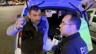 Aksaray'da alkollü araç kullanan aday sürücünün ehliyeti iptal edildi