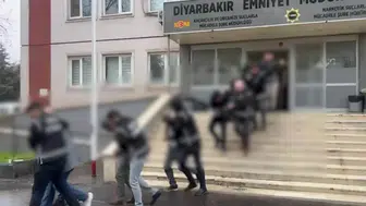 Diyarbakır'da suç örgütüne yönelik operasyon : 10 şüpheli tutuklandı