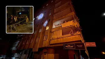 Diyarbakır'da 8 katlı binanın kolonlarından ses geldi : Vatandaşlar tahliye edildi