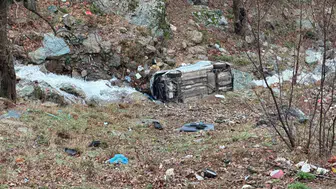 Osmaniye'de araç dereye uçtu : 1 ölü, 2 yaralı