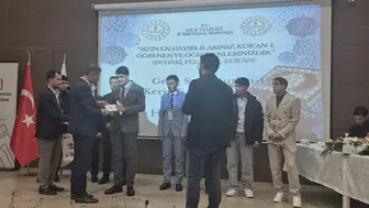 Kur’an-ı Kerim’i güzel okuma yarışmasında Muhammed Yahya Sertkaya birinci oldu