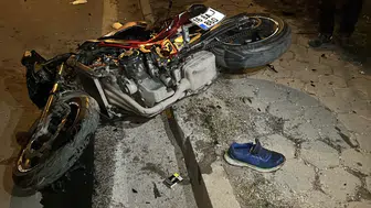 Eskişehir'de feci kaza : 20 yaşındaki motosikletli öldü
