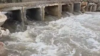 Bursa'da kuruyan Karasu Deresi yağışlarla can buldu