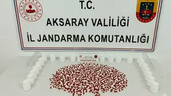 Aksaray'da uyuşturucu operasyonu : Bin 120 adet hap ele geçirildi