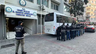 İzmir'de suç örgütüne düzenlenen operasyonda 7 kişi tutuklandı