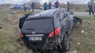 Yozgat'ta kaza : 3 kişi yaralandı