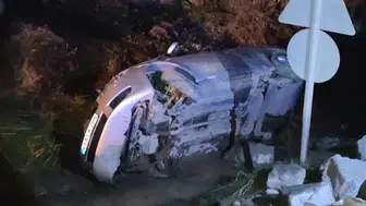 Trabzon'da iki ayrı kaza : 1 ölü, 4 yaralı