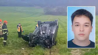 Edirne Keşan’da feci kaza : Takla atan otomobilin sürücüsü öldü