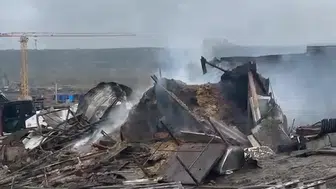 Kocaeli Dilovası'nda feci ahır yangını : Yüzlerce hayvan telef oldu!