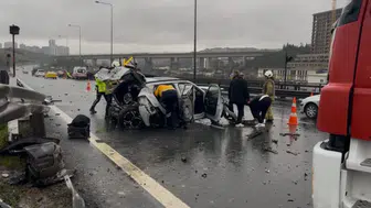 Sultangazi Cebeci Tüneli'nde peş peşe iki kaza : 9 yaralı