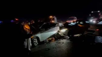 Bolu'da bayram dönüşü trafiğinde zincirleme kaza : TEM Otoyolu'nda 5 araç birbirine girdi