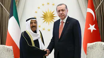 Cumhurbaşkanı Erdoğan Kuveyt Emiri ile görüştü