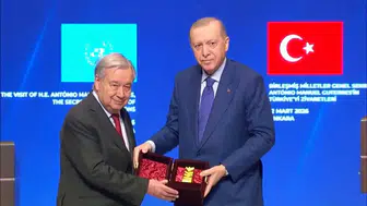 Cumhurbaşkanı Erdoğan'dan Guterres'e barış ödülü