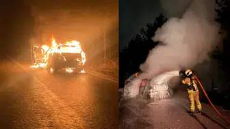 Bursa'da otomobilde yangın : Araç kullanılamaz hale geldi