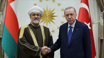 Cumhurbaşkanı Erdoğan, Umman Sultanı Bin Tarık ile görüştü