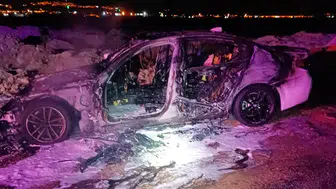 Mardin Kızıltepe’de seyir halindeki otomobilde yangın