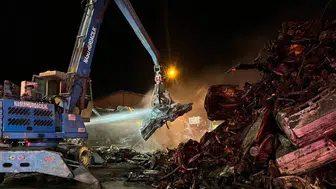 Ankara Hurdacılar Sitesinde yangın : 100 hurda aracı yandı