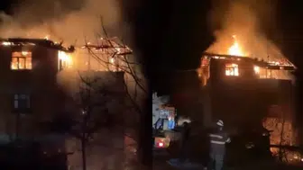 Çankırı'da yangın : Ev kullanılamaz hale geldi
