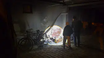 Eskişehir'de yangın : Apartman garajında maddi hasar oluştu