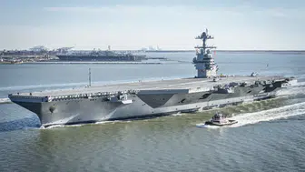ABD uçak gemisi USS Gerald Ford Hırvatistan'da