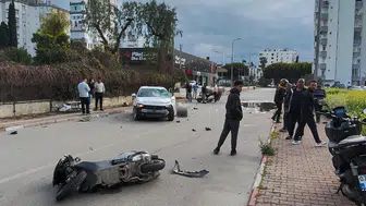 Antalya'da feci kazada hayatını kaybetti : Meslektaşlarından kurye konvoyu!