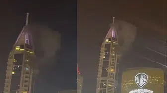 BAE'nin başkenti Dubai'deki bir gökdelende patlama meydana geldi