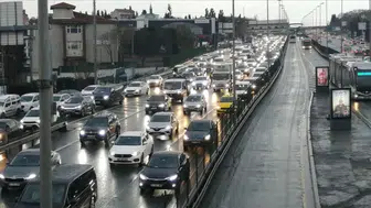 İstanbul'da trafik : Kent genelinde yüzde 81 oldu