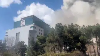 Tahran'da bir hastane vuruldu