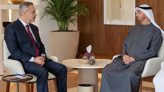 Dışişleri Bakanı Fidan, BAE Devlet Başkanı ile görüştü