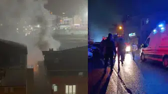 Tekirdağ'da yangın : 4 katlı binada maddi hasar meydana geldi