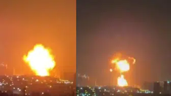 İran'ın başkenti Tahran'da şiddetli patlamalar yaşanıyor