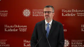 İletişim Başkanı Duran, 'Hayata Dokunan Kadınlar' sergisi açılışında konuştu