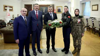 Bakan Çiftçi , Türk Polis Teşkilatı heyeti ile görüştü