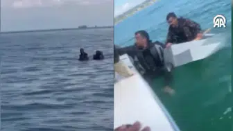 Adana'da tekne alabora oldu : Mahsur kalan 3 kişi denizciler tarafından kurtarıldı