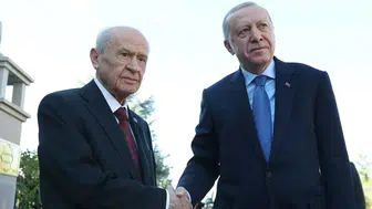 Cumhurbaşkanı Erdoğan, Devlet Bahçeli'yi kabul etti