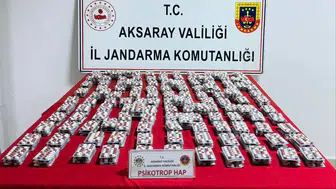 Aksaray'da uyuşturucu operasyonu : 11 bin adet uyuşturucu hap ele geçirildi, 3 kişi tutuklandı
