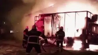 Adıyaman'da sağlık ocağı ve kanser tarama aracı yandı