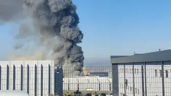 Ankara'da fabrikada yangın çıktı